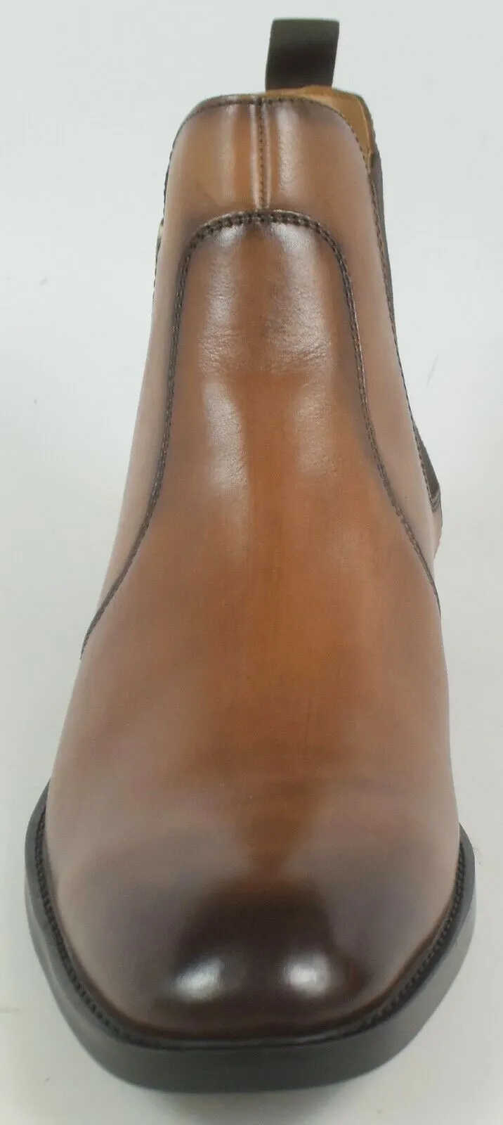 Alfani Men's Ramon Leather Chelsea Boots  Color Tan Leather Size 12M