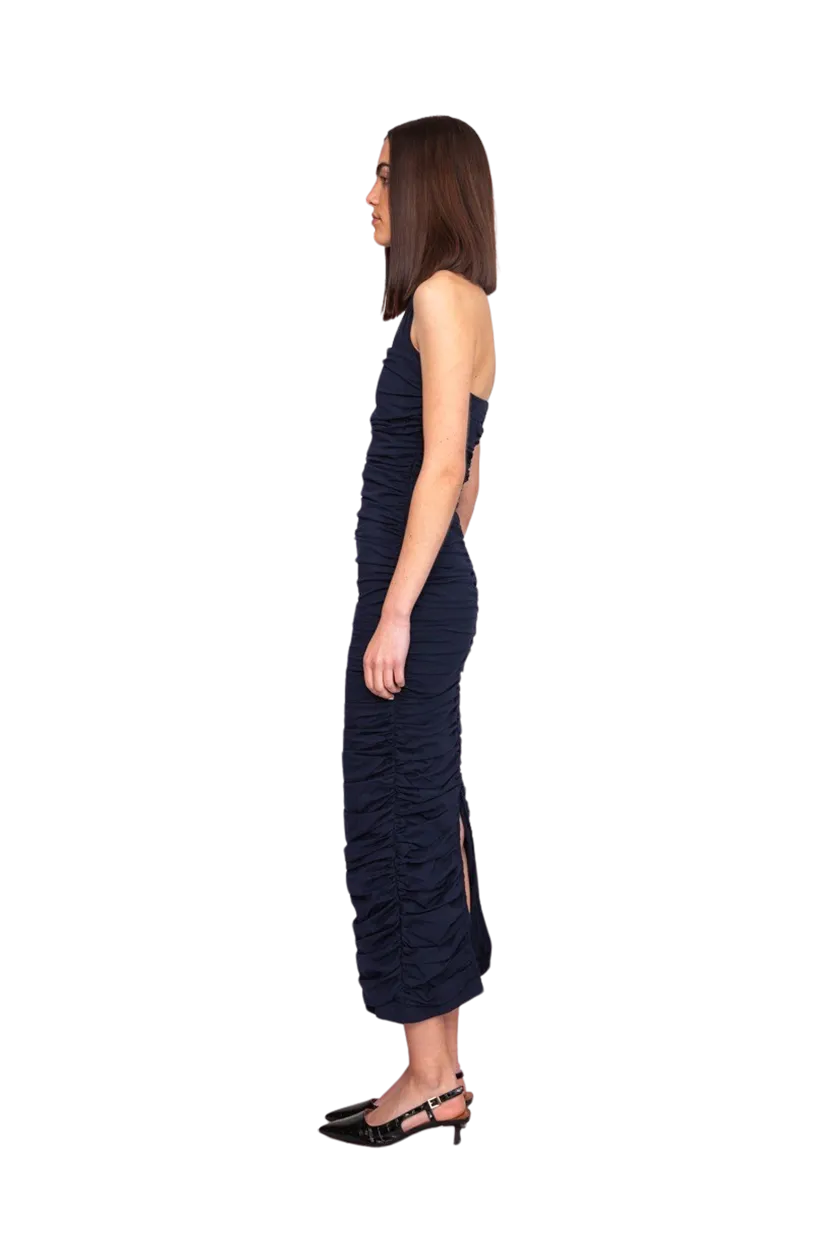 Ariel Halter Dress Navy