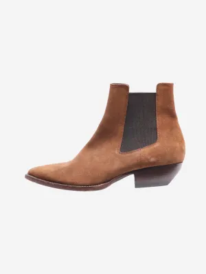 Brown Chelsea boots - size EU 42