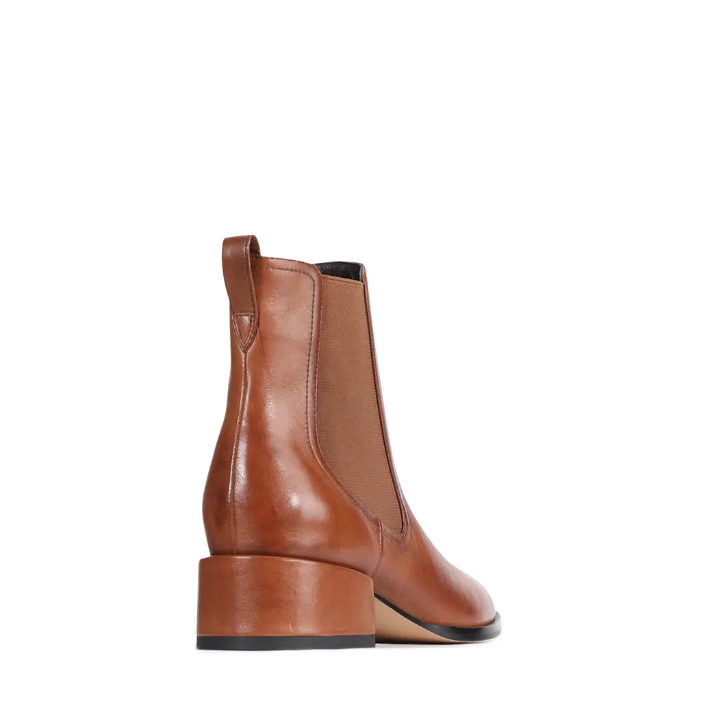 CASEY LEATHER ANKLE BOOTS