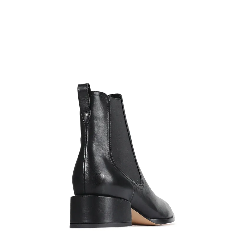 CASEY LEATHER ANKLE BOOTS