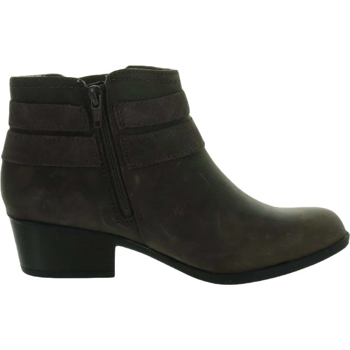 Clarks Womens Adreena Show Leather Embellished Ankle Boots