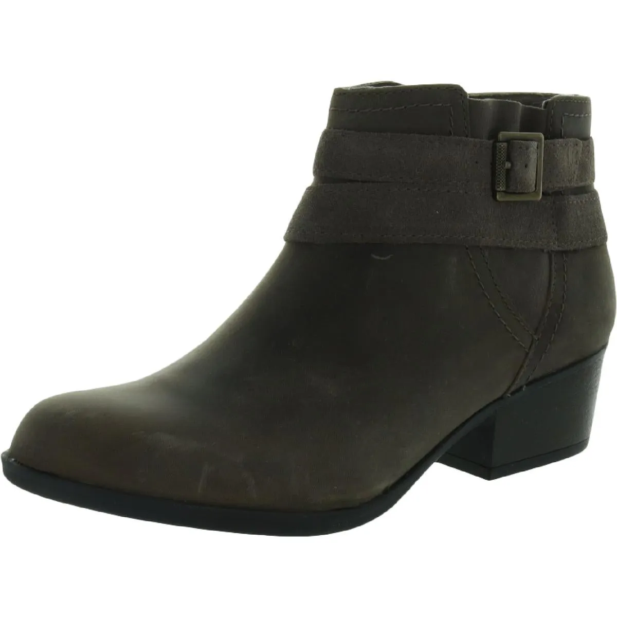 Clarks Womens Adreena Show Leather Embellished Ankle Boots
