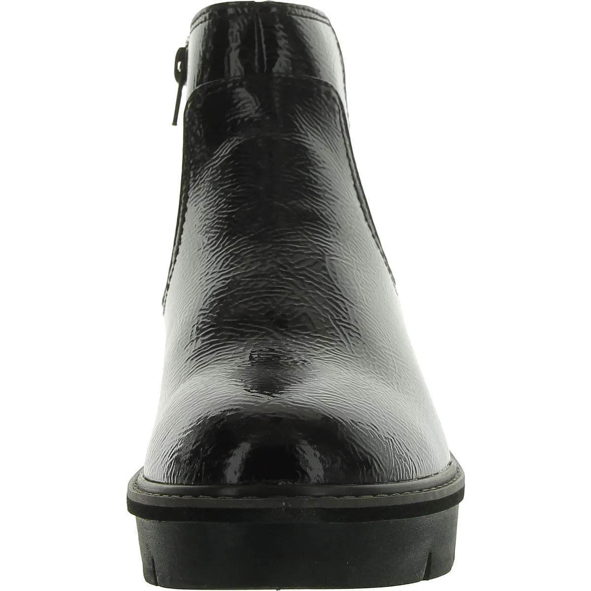 Clarks Womens AIRABELL STYLE Faux Leather Wedge Ankle Boots