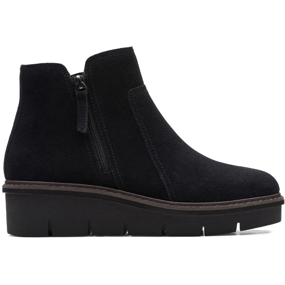 Clarks Womens Airabell Zip Zipper Ankle Booties