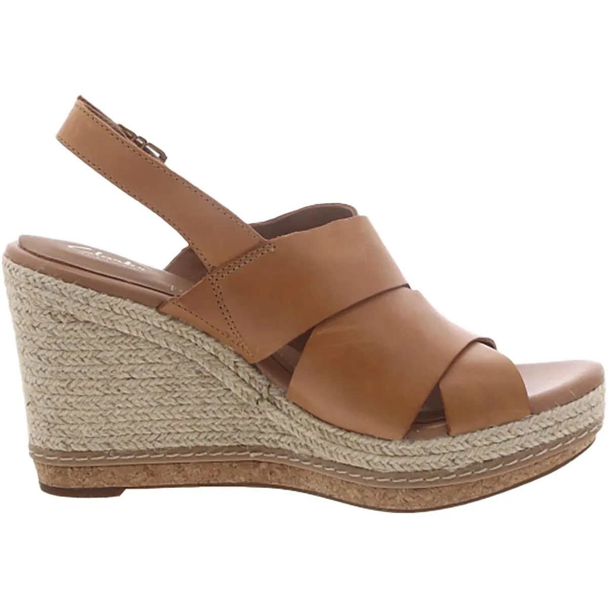 Clarks Womens Amelia Dally Espadrille Wedge Wedge Sandals