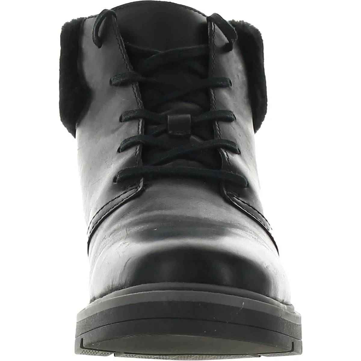Clarks Womens Andie Go Leather Lace Up Ankle Boots