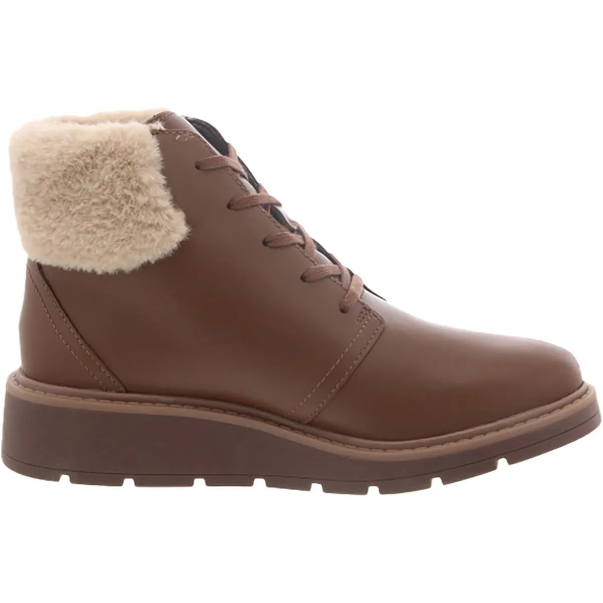 Clarks Womens Andie Go Leather Lace Up Ankle Boots
