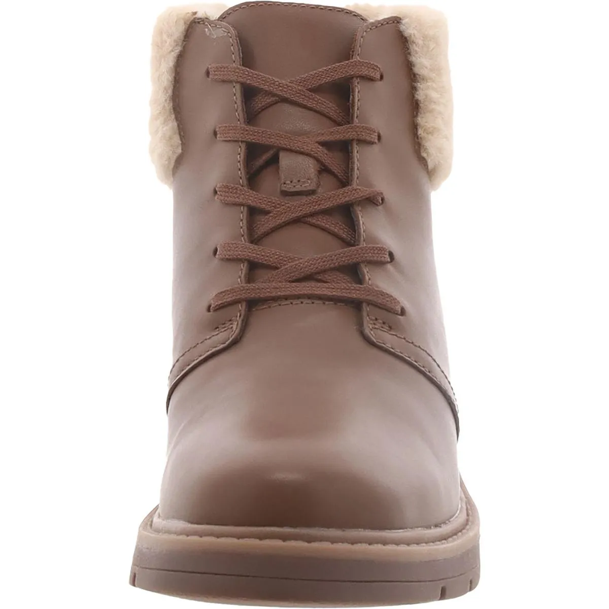Clarks Womens Andie Go Leather Lace Up Ankle Boots