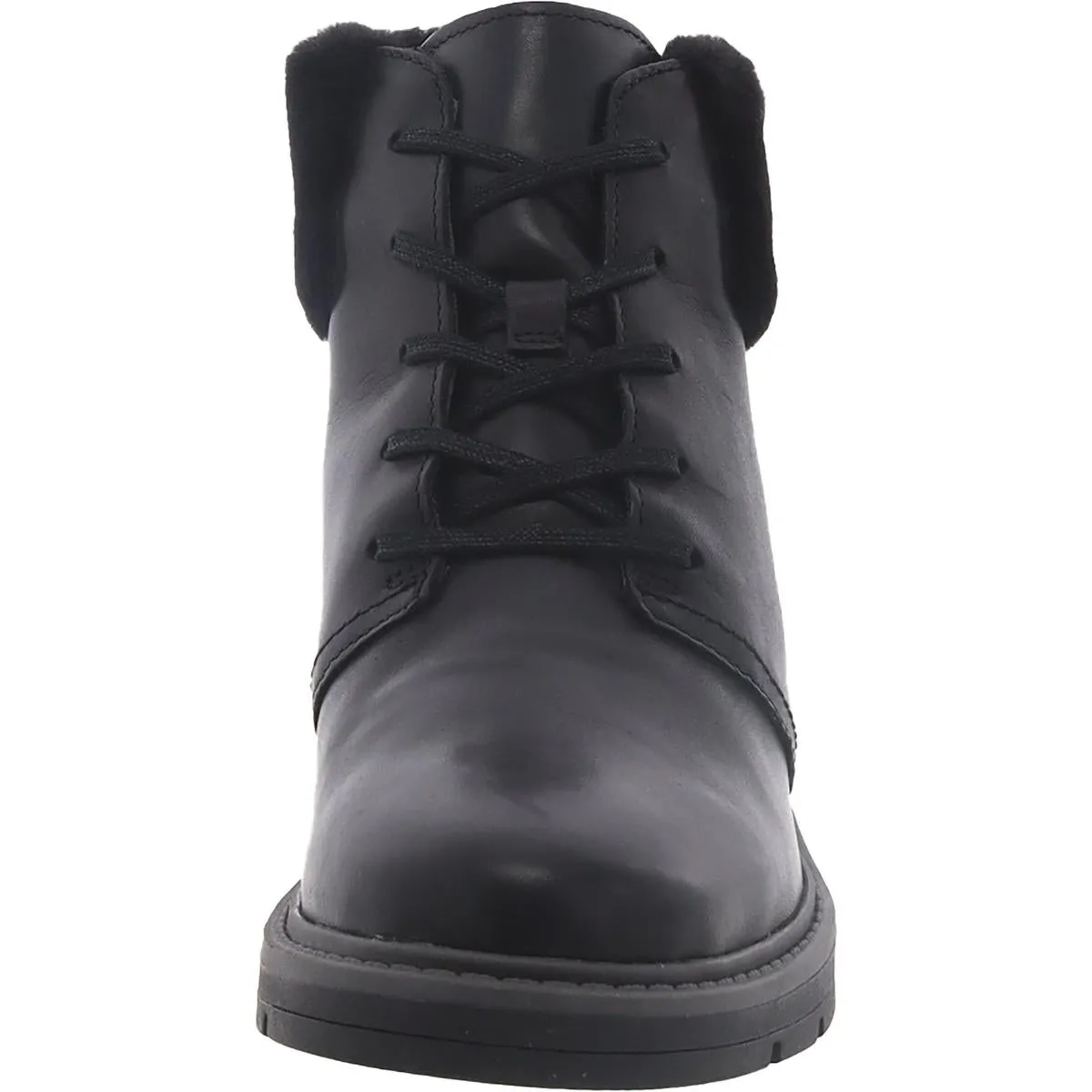 Clarks Womens Andie Go Leather Lace Up Ankle Boots