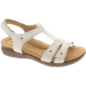 Clarks Womens April Cove  Comfort Insole Leather Ankle Strap