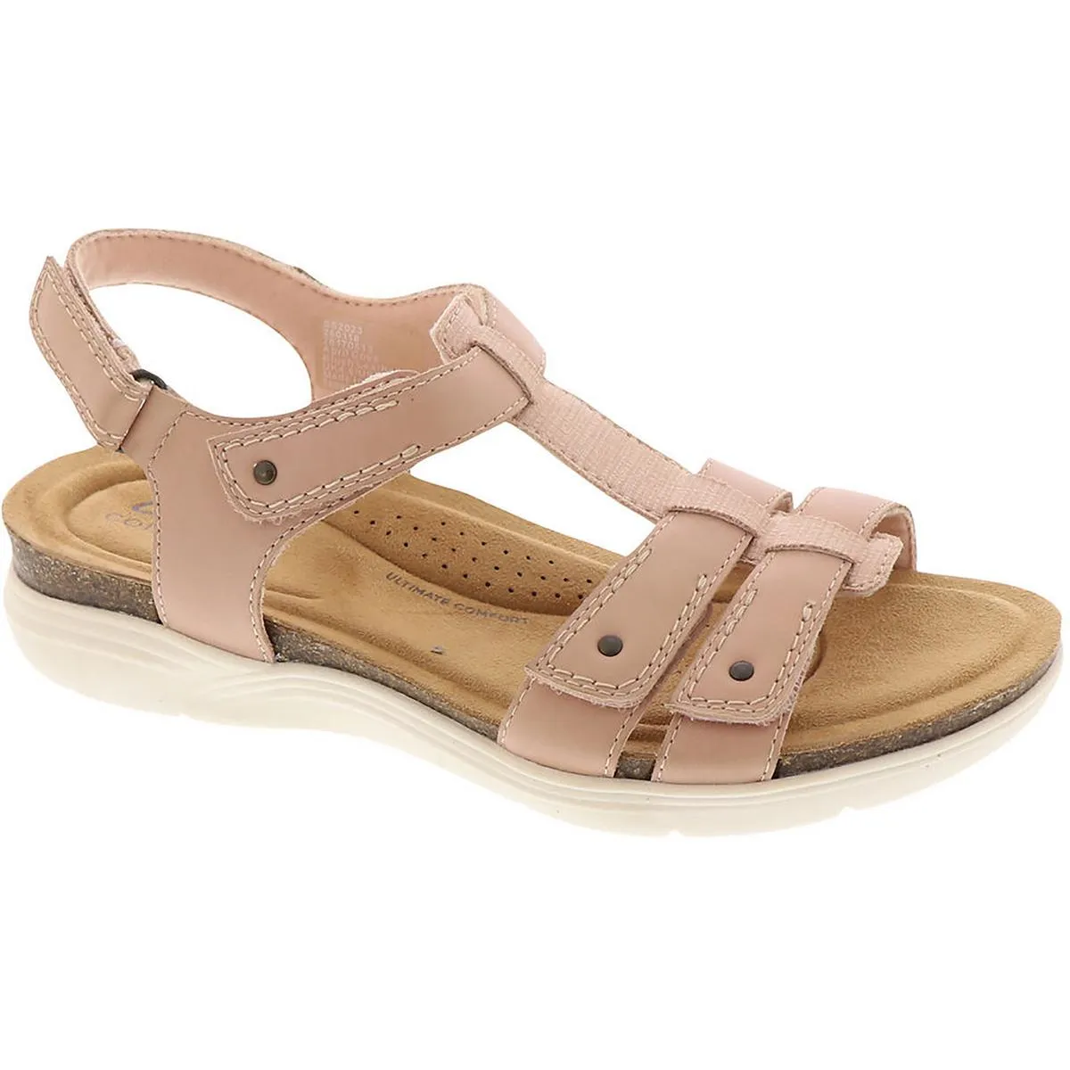 Clarks Womens April Cove  Strappy Slip On Ankle Strap
