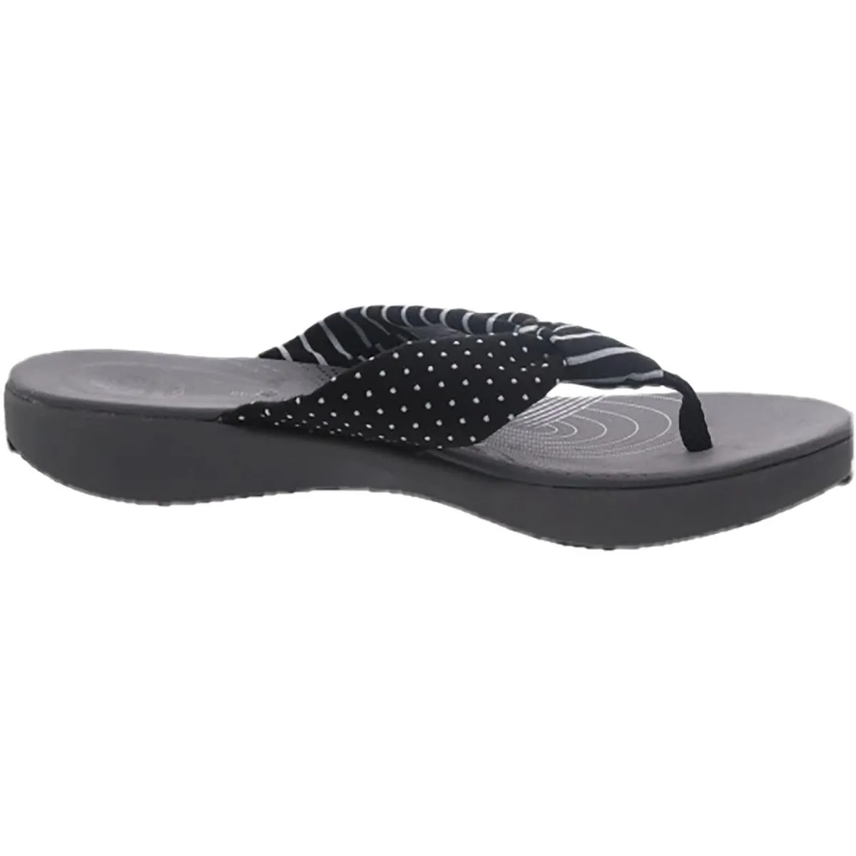 Clarks Womens Arla Glison Printed Slip On Thong Sandals