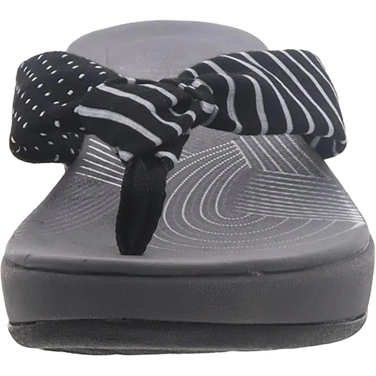 Clarks Womens Arla Glison Printed Slip On Thong Sandals