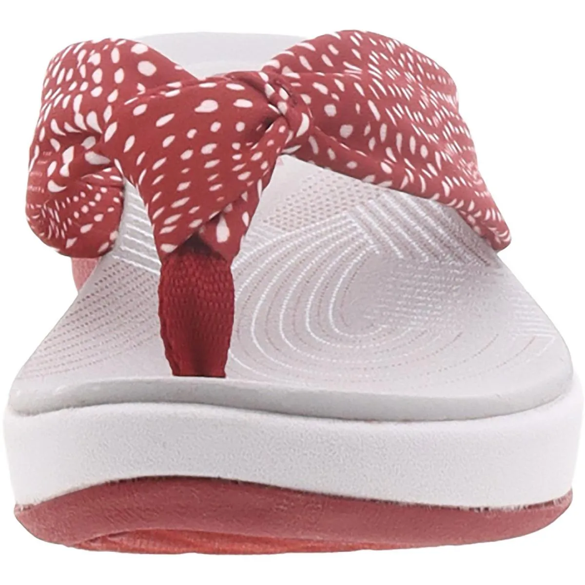 Clarks Womens Arla Glison Printed Slip On Thong Sandals