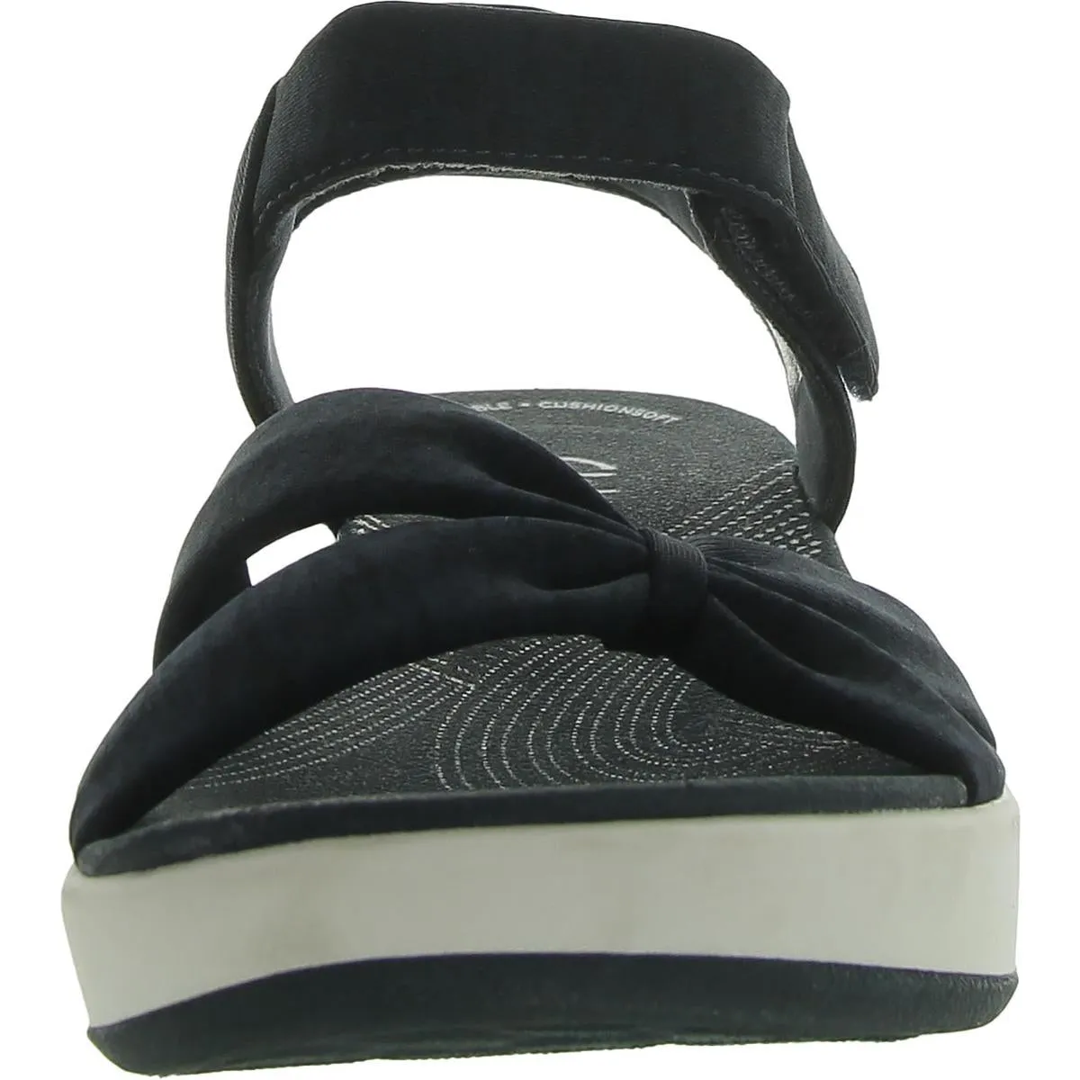 Clarks Womens Arla Shore Slip On Open Toe Ankle Strap