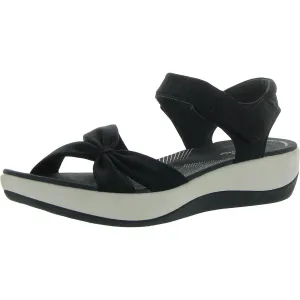Clarks Womens Arla Shore Slip On Open Toe Ankle Strap