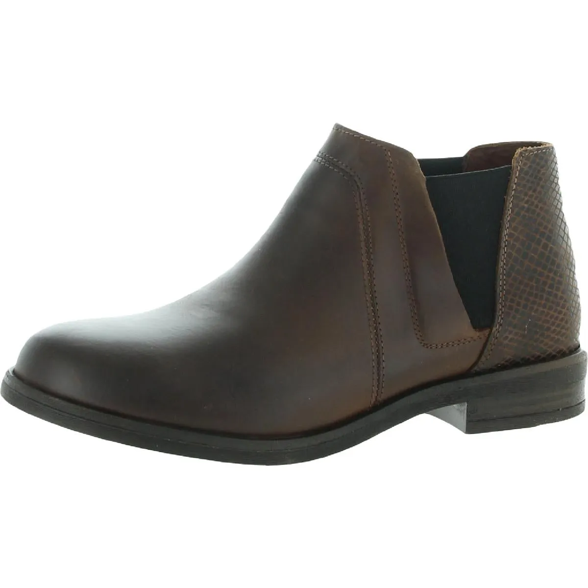 Clarks Womens Beat Leather Ankle Boots