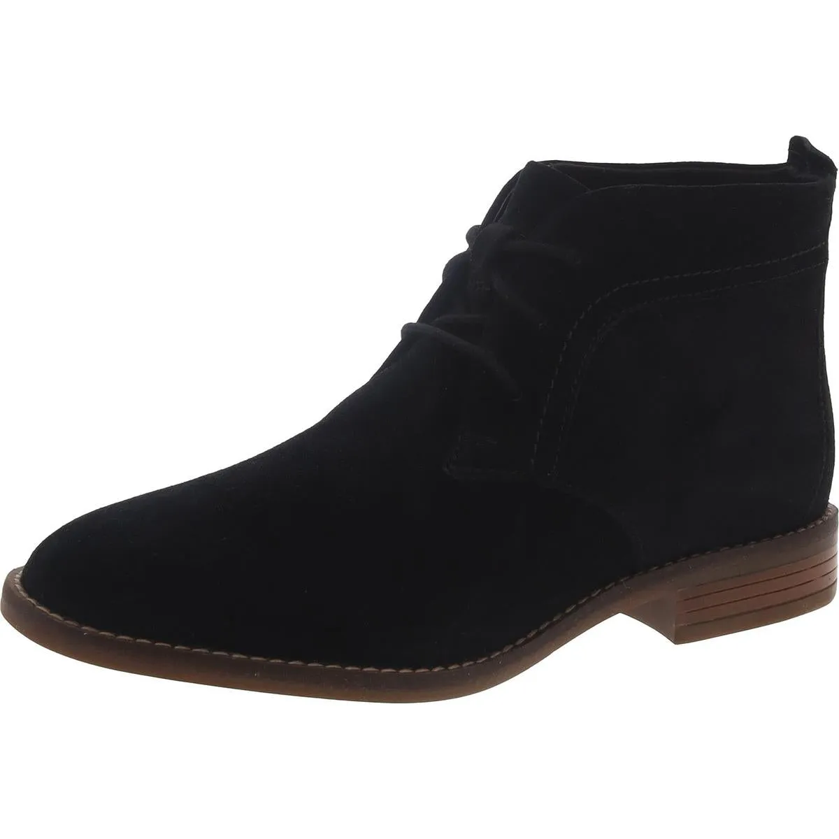 Clarks Womens Brean Lace Suede Lace up Ankle Boots