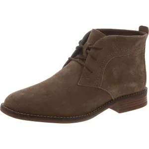 Clarks Womens Brean Lace Suede Lace up Ankle Boots
