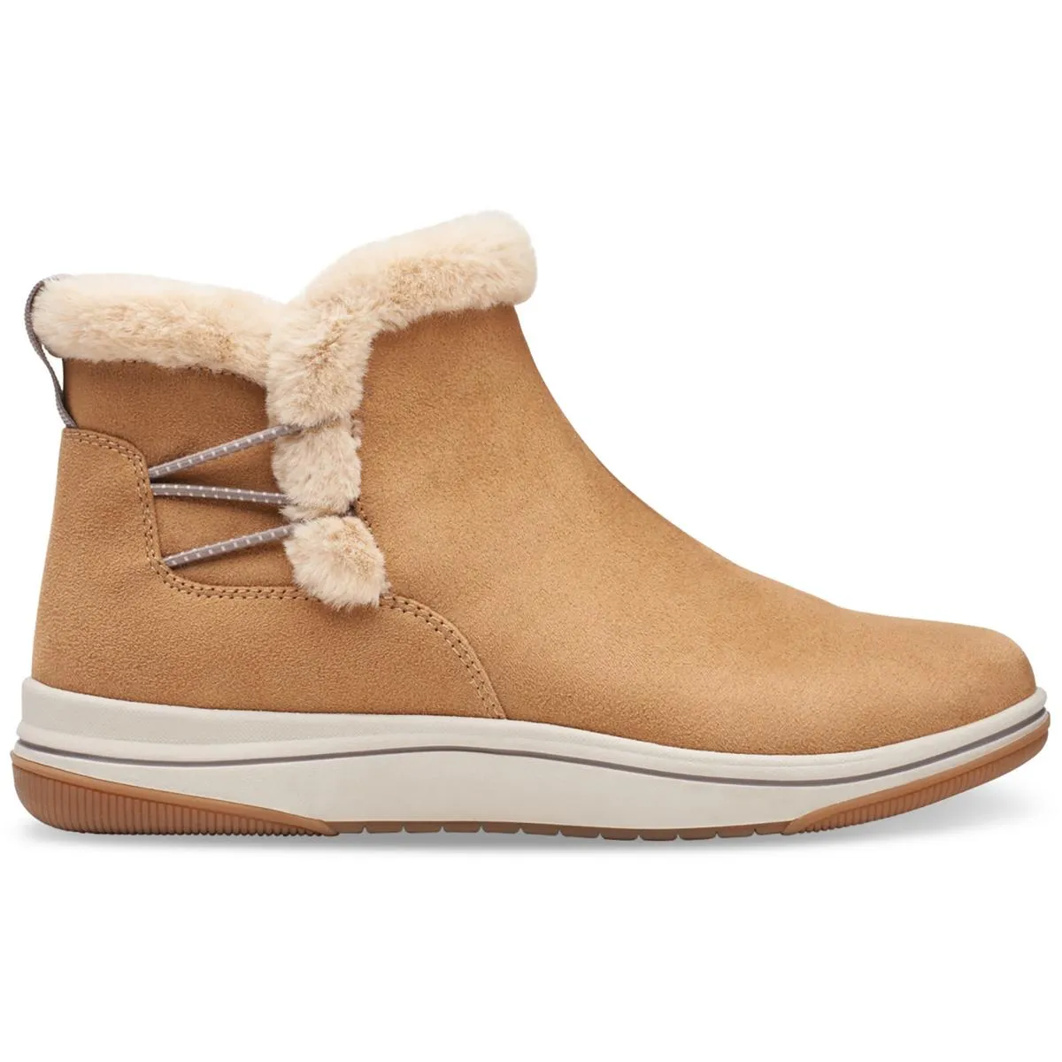 Clarks Womens Breeze Fur Cold Weather Winter Booties