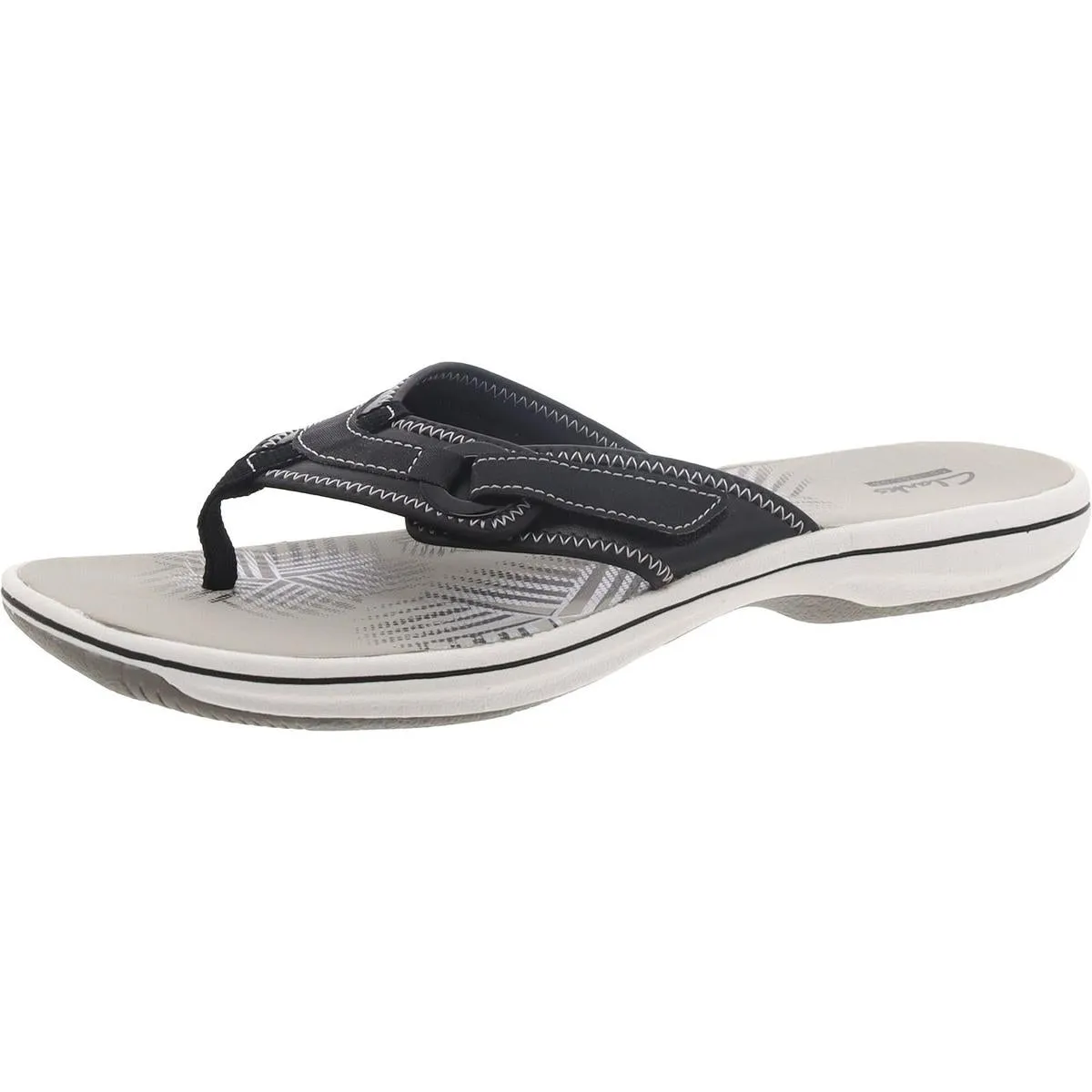 Clarks Womens Breeze Milah Thong Sandals Slip On