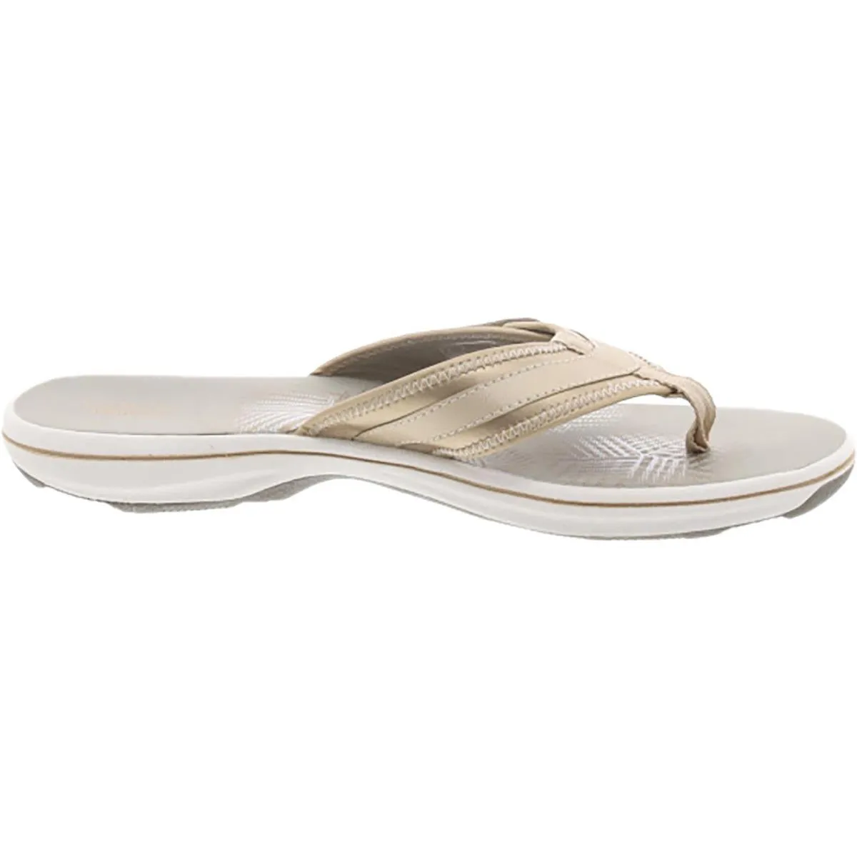 Clarks Womens Breeze Milah Thong Sandals Slip On