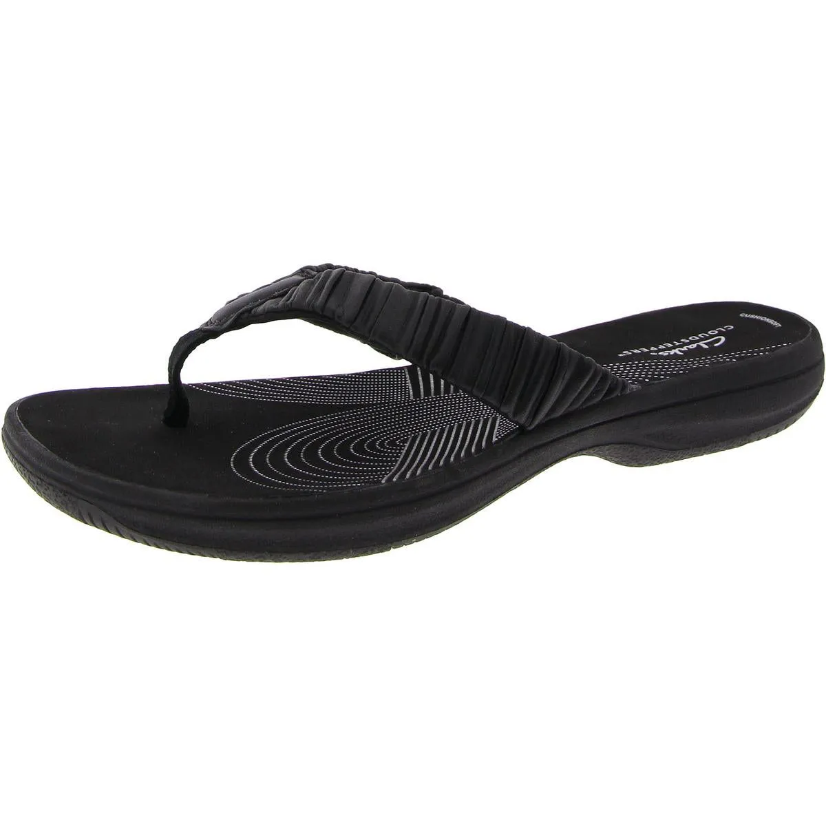 Clarks Womens Breeze Rae Open Toe Flats Thong Sandals