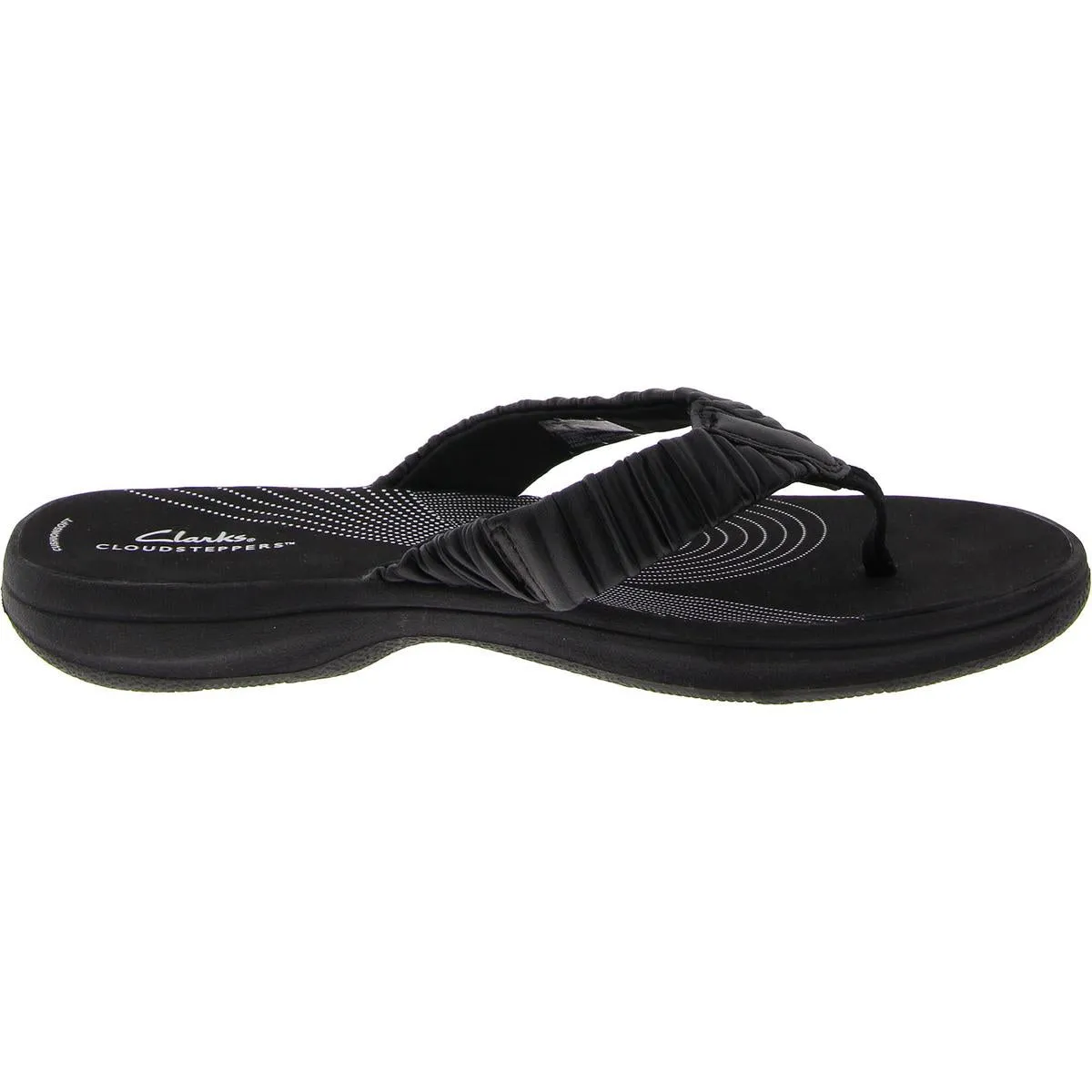Clarks Womens Breeze Rae Open Toe Flats Thong Sandals