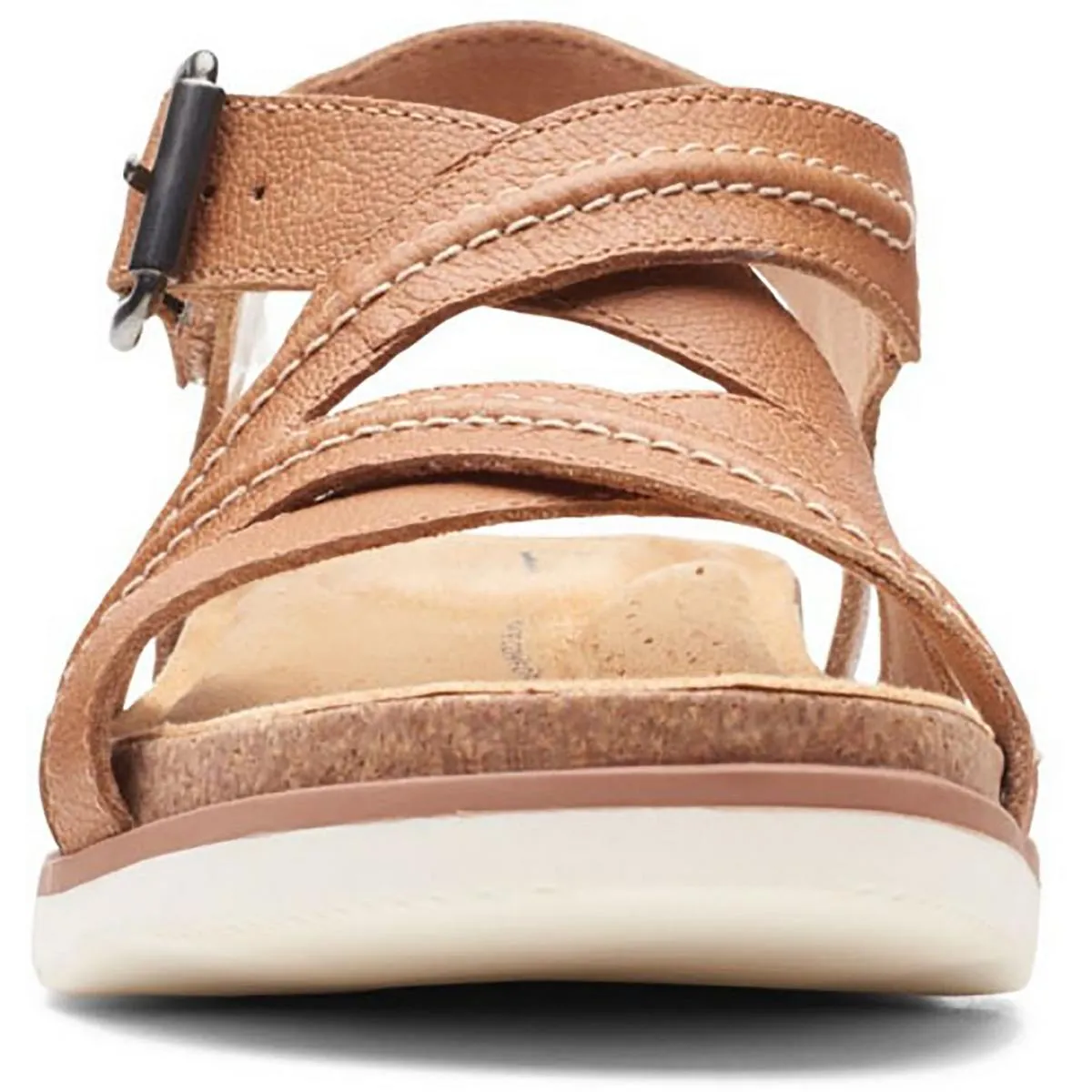 Clarks Womens Brynn Ave  Cushioned Footbed Ankle Strap