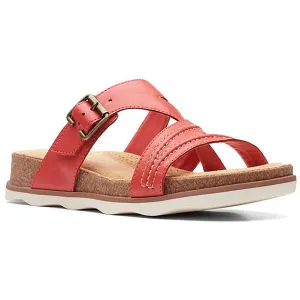 Clarks Womens Brynn Hope Solid Slides Slide Sandals
