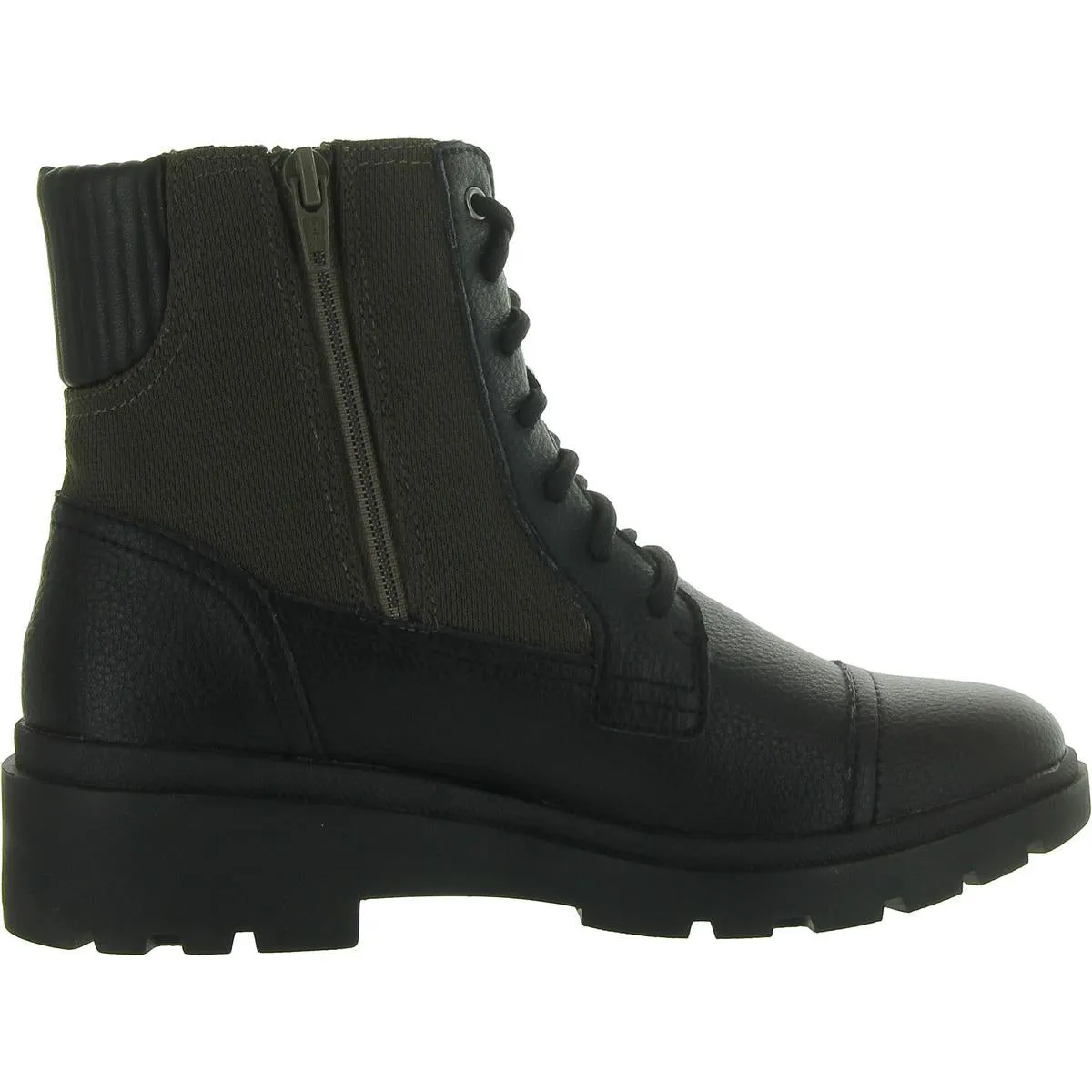 Clarks Womens CALLA CHARM Leather Zipper Ankle Boots