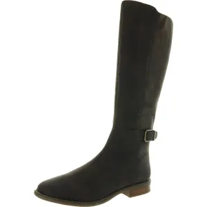 Clarks Womens Camzin Branch Leather Zipper Knee-High Boots