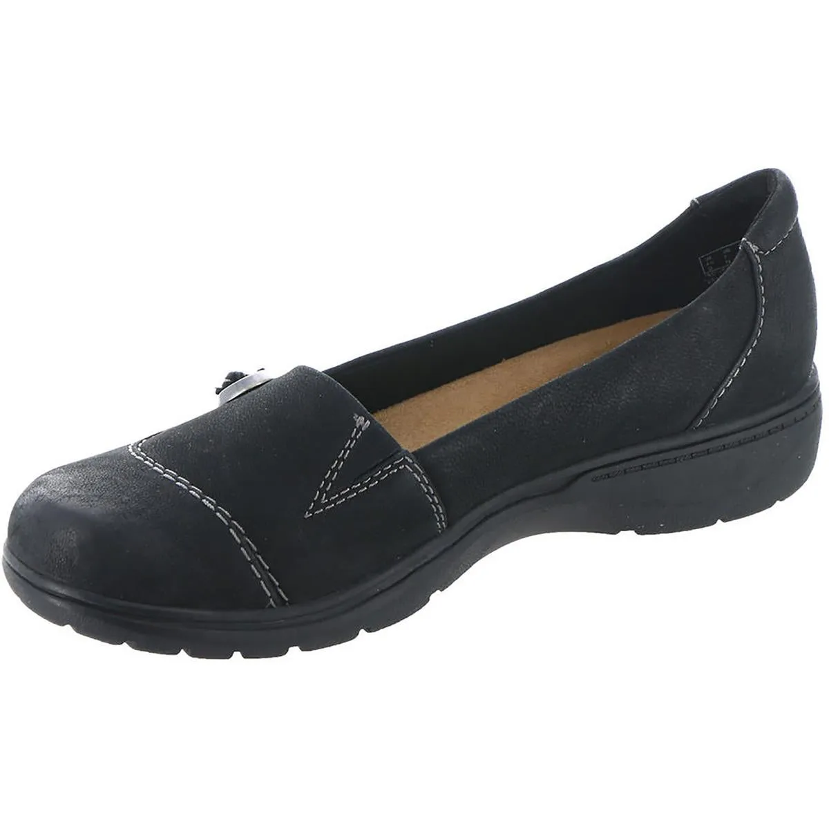 Clarks Womens Carleigh Lulin Comfort Insole Slip On Loafers