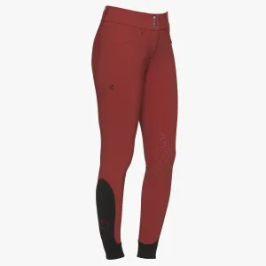 CT Women's American Breeches with Knee Grip Burnt Red