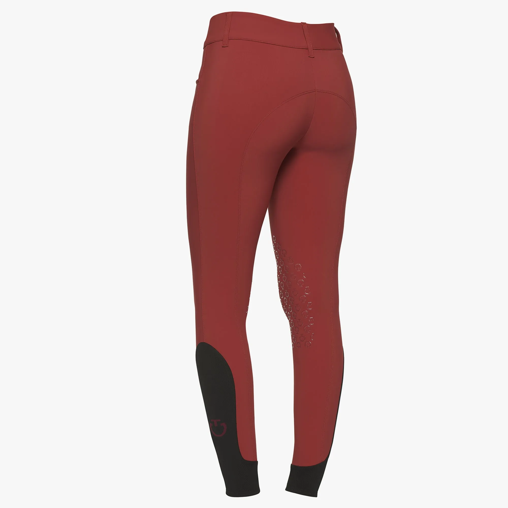CT Women's American Breeches with Knee Grip Burnt Red