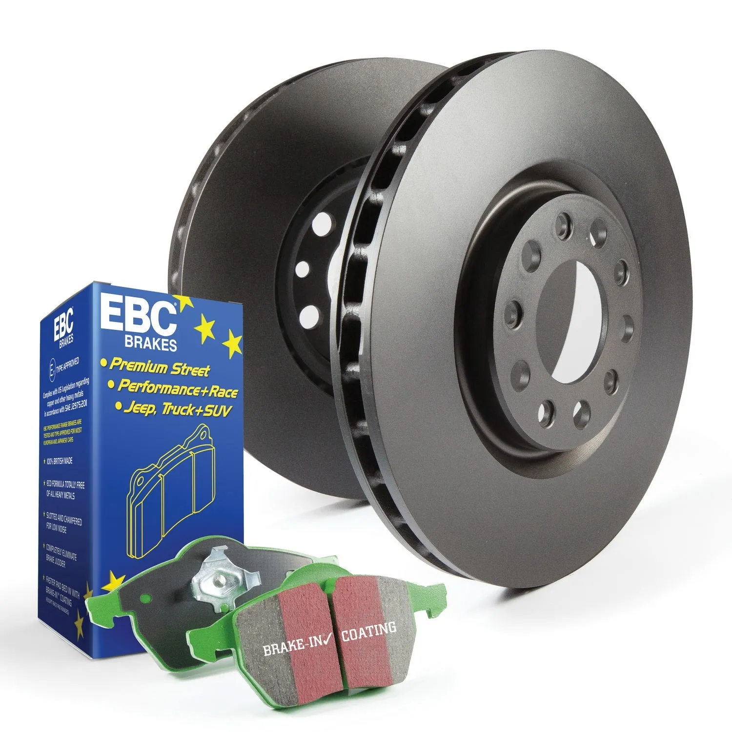 EBC Brakes S11KR1386 S11 Kits Greenstuff 2000 and RK Rotors;