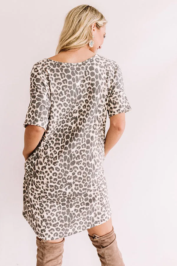 Let There Be Leopard Shift Dress