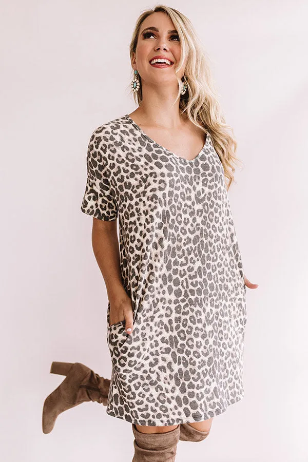 Let There Be Leopard Shift Dress