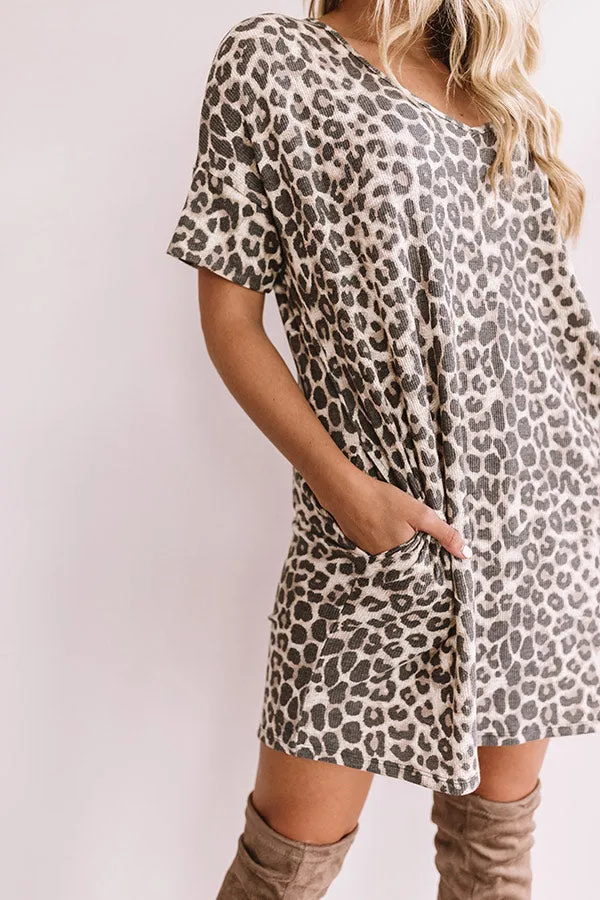 Let There Be Leopard Shift Dress