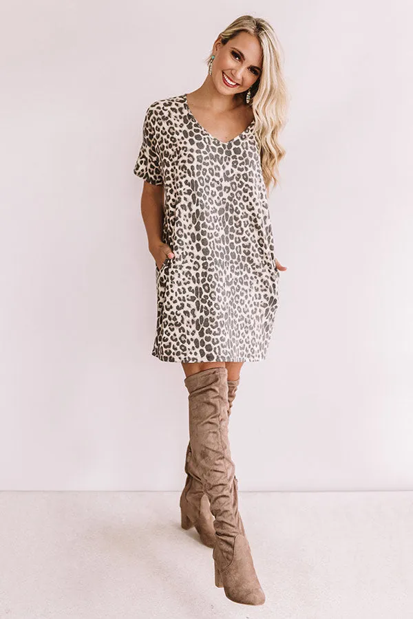 Let There Be Leopard Shift Dress
