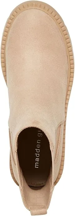 Madden Girl Trust Lug-Sole Chelsea Booties  Color Dark Taupe Size 5M
