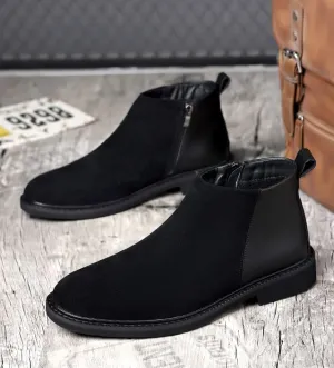Men's Leather British Style Chelsea Boots