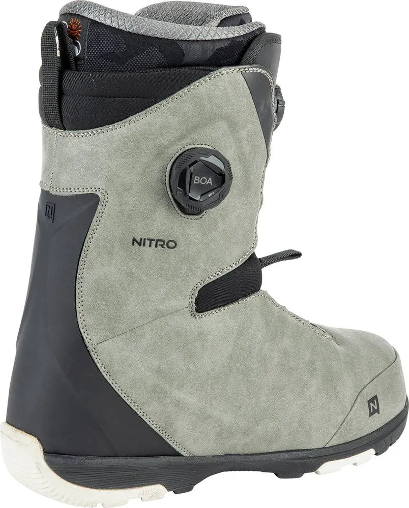 Nitro Club BOA Snowboard Boots in Grey and Black 2024
