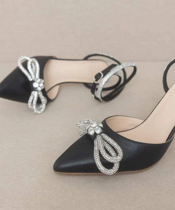 OASIS SOCIETY Chelsea - Bow Front Kitten Heel
