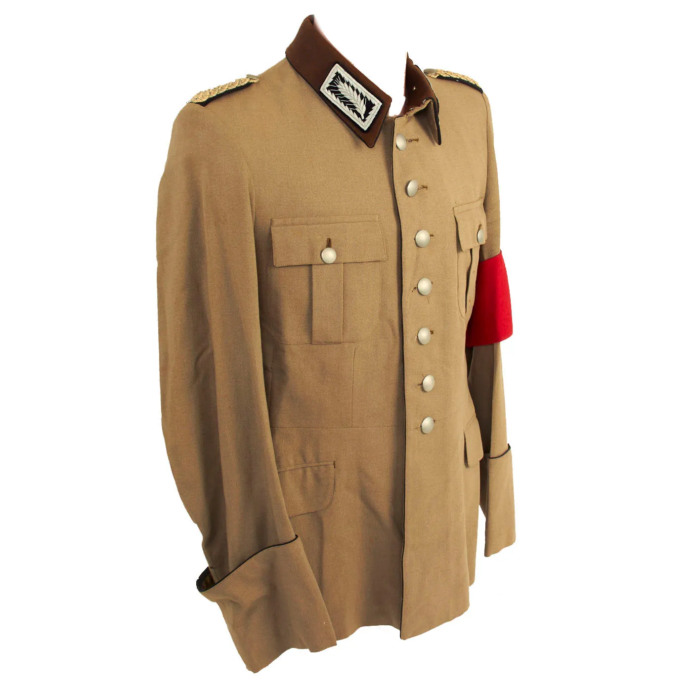 Original German WWII Named RAD Labor Service Arbeitsführer Officer's Uniform Tunic and Breeches - dated 1941