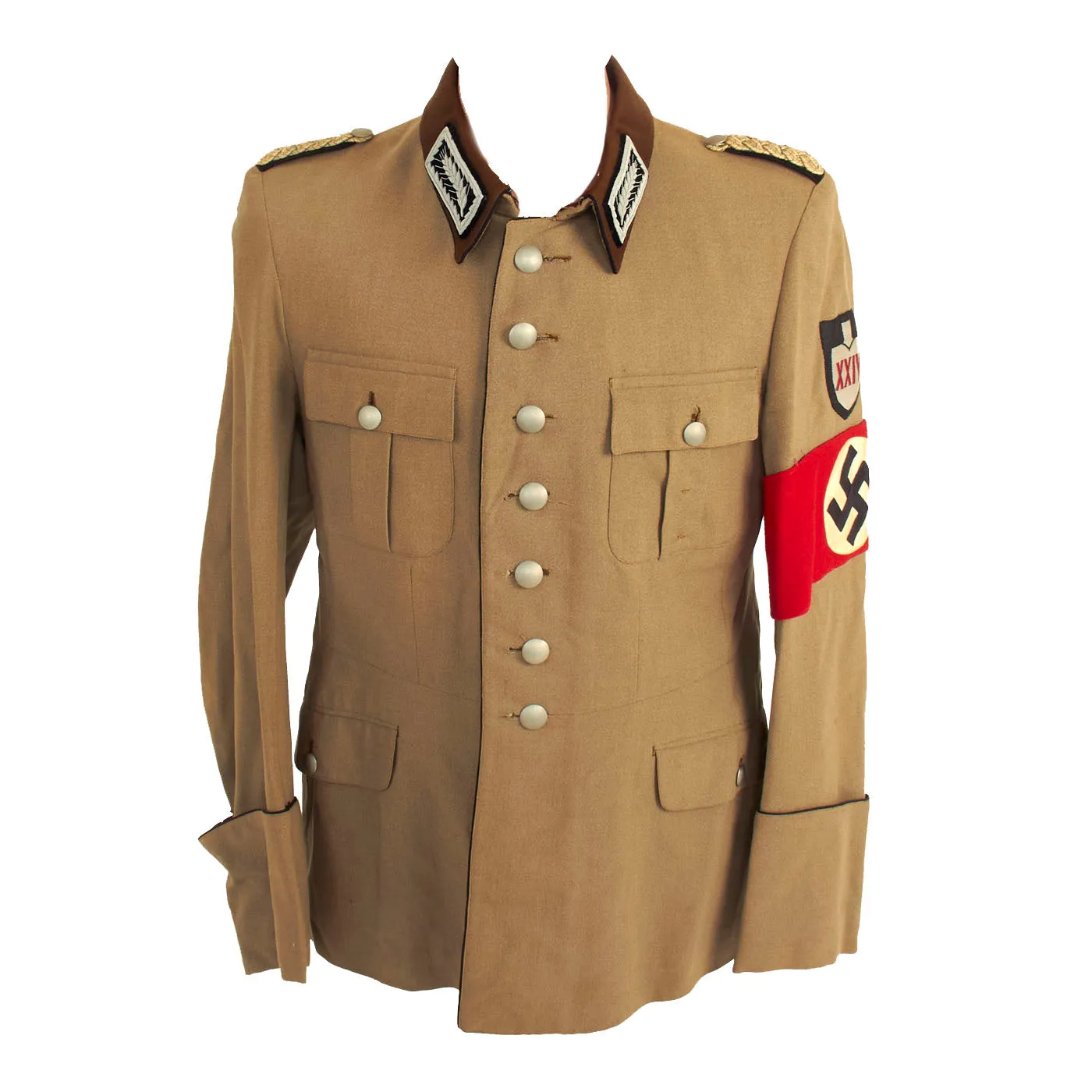 Original German WWII Named RAD Labor Service Arbeitsführer Officer's Uniform Tunic and Breeches - dated 1941