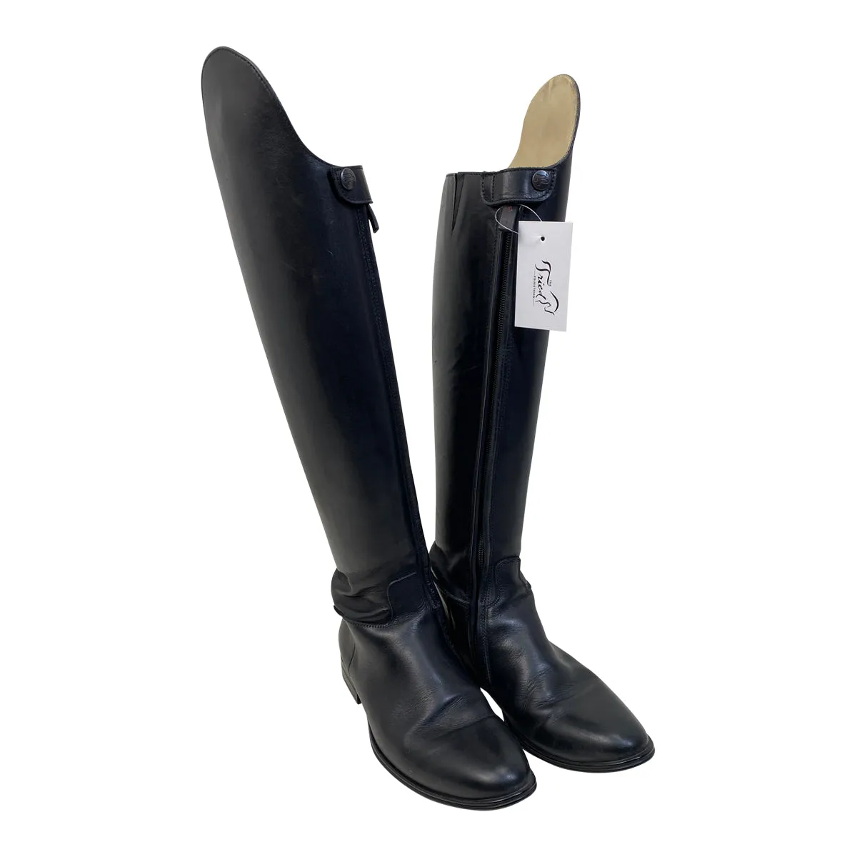 Parlanti Dressage Classic Tall Boots in Black - EU 39 L  (US 8.5 Wide/Reg)