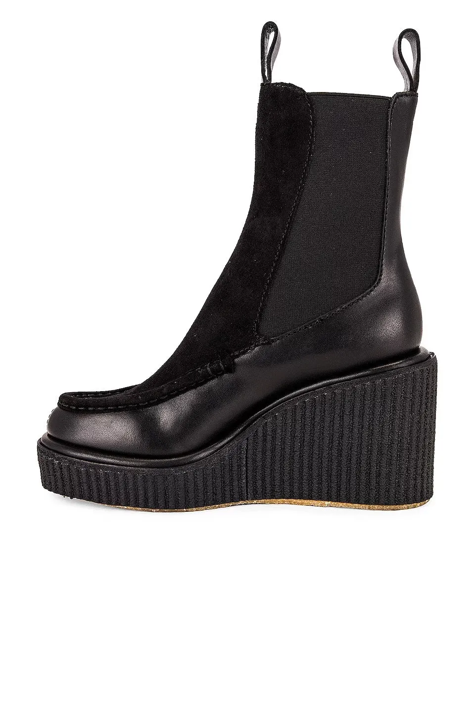 RAG & BONE SLOANE MIXED LEATHER CHELSEA BOOTS