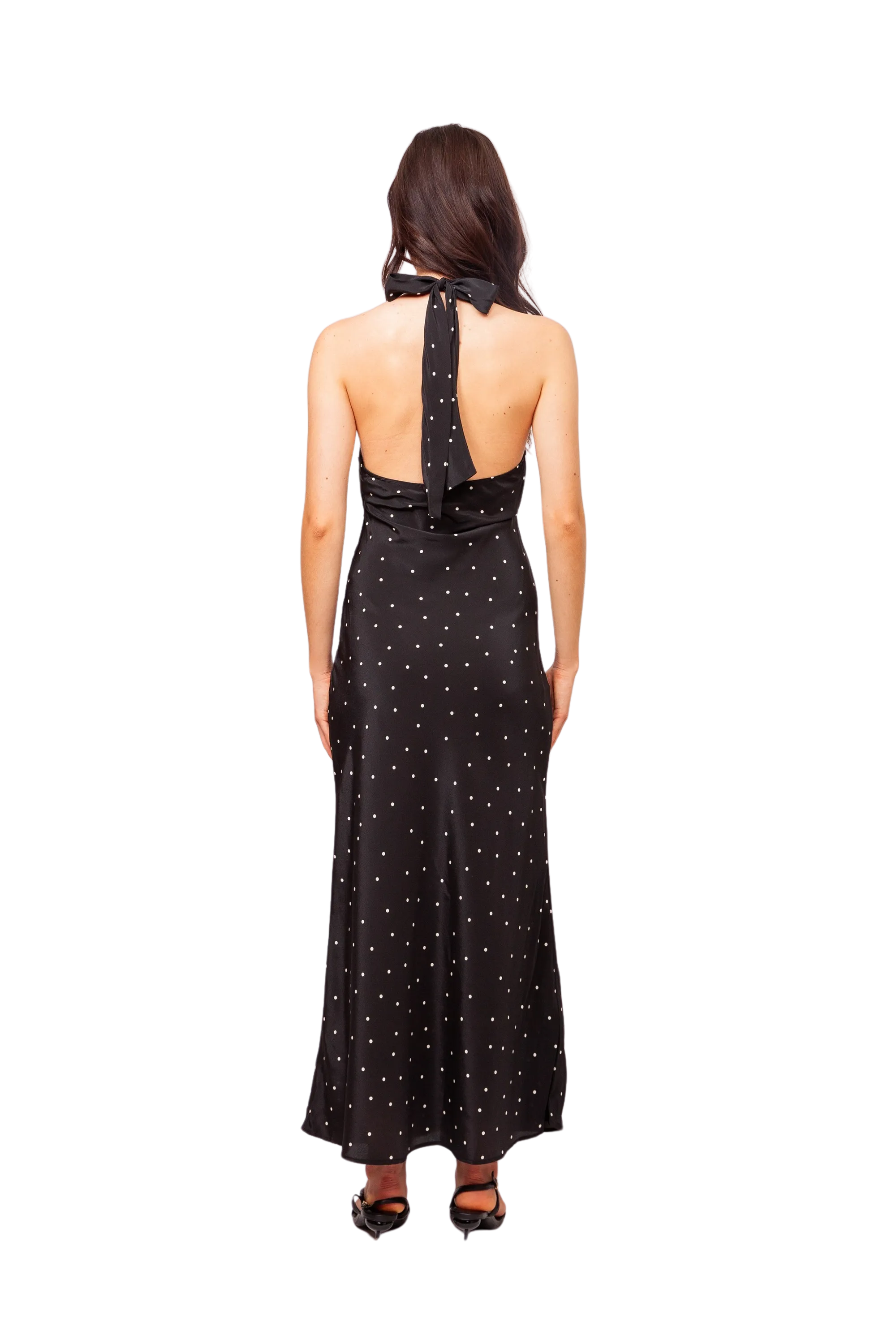 Symphony Silk Halter Dress
